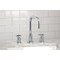 Kingston Brass FSC8931ZX Millennium Widespread Bathroom Faucet W/ Brass Pop-Up, Chrome FSC8931ZX - alternate 6